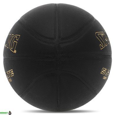 Мяч баскетбольный Composite Leather №7 SPALDING 77559Y TF SUPER FLITE (бутил, черный)