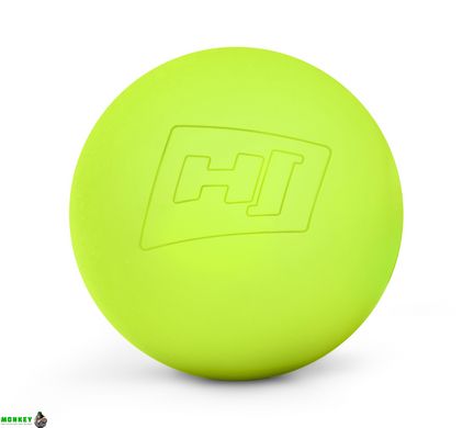 Силиконовый массажный мяч 63 мм Hop-Sport HS-S063MB салатовый