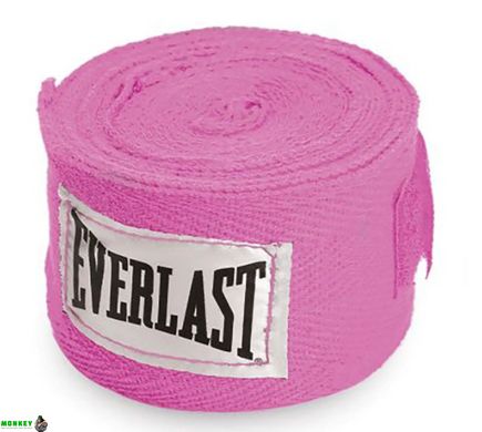 Бинты Everlast CLASSIC HAND WRAPS 120 X2 розовый Жен 120 (304,8см)