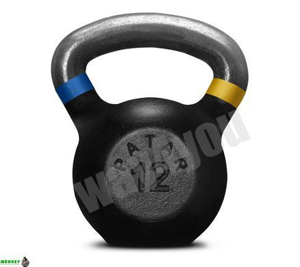 Гиря чугунная черная 12 кг