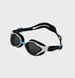 Очки для плавания Arena AIR-BOLD SWIPE серый, черный, голубой Уни OSFM