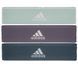 Набір фітнес резинок Adidas Resistance Band Set (L, M, H) зелений, фіолетовий, темно-синій Уні 70х7,6х0,