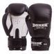 Рукавички шкіряні боксерські BOXER 2023 Червоний-чорний 12 унції