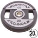 Блины (диски) полиуретановые TECHNOGYM TG-1837-20 51мм 20кг черный