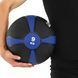 М'яч медичний медбол Zelart Medicine Ball FI-5122-9 9кг сірий-синій