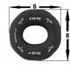 Эспандер кистевой силиконовый PowerPlay PP-4331 Hand Grip Hard 40-45-50 кг. Черный