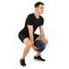 М'яч медичний медбол Zelart Medicine Ball FI-5122-9 9кг сірий-синій