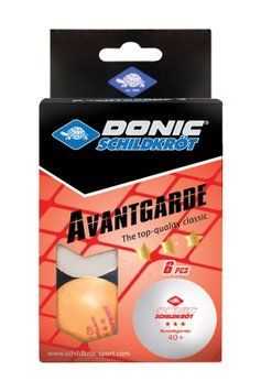 Мячи для настольного тенниса 6 шт Donic-Schildkrot 3-Star Avantgarde 658038