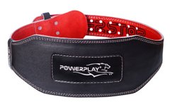 Пояс для тяжелой атлетики PowerPlay 5053 черно-красный XS