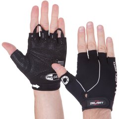 Перчатки для фитнеса и тяжелой атлетики Zelart SB-161579 S-XXL черный