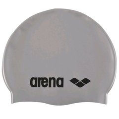 Шапка для плавания Arena CLASSIC SILICONE JR серебристый Дет OSFM