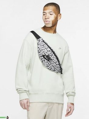 Сумка на пояс Nike NK HERITAGE WAISTPCK ACCS PR белый, черный Уни 10 x 41 x 15 см