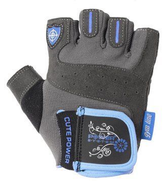 Рукавички для фітнесу і важкої атлетики Power System Cute Power PS-2560 жіночі Blue S