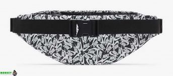 Сумка на пояс Nike NK HERITAGE WAISTPCK ACCS PR белый, черный Уни 10 x 41 x 15 см