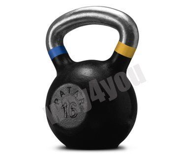 Гиря чугунна чорна 16 кг
