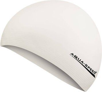 Шапка для плавания Aqua Speed ​​SOFT LATEX 5728 белый Уни OSFM