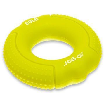Эспандер кистевой Кольцо JELLO FI-1788 Желтый 20LB нагрузка