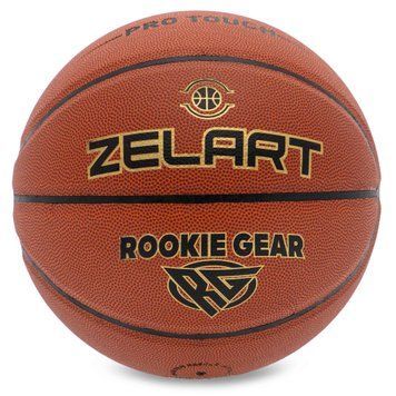Мяч баскетбольный PU №7 ZELART ROOKIE GEAR GB4430 (PU, бутил)