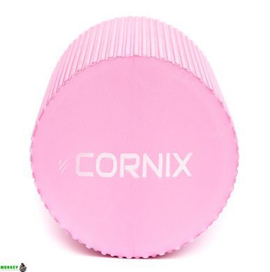 Массажный ролик Cornix EVA+ 30 x 15 см (валик, роллер) XR-0298 Pink