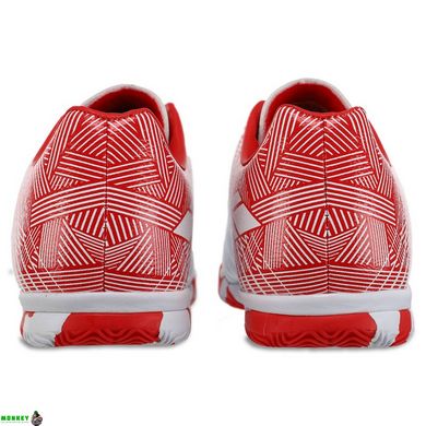 Взуття для футзалу чоловіче DIFENO 191124-1 розмір 40-45 білий-червоний