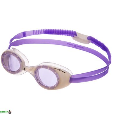 Очки для плавания детские MadWave ULTRA VIOLET M041301 (термопластичная резина, силикон, фиолетовый)