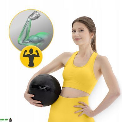 Слембол (медицинский мяч) для кроссфита 4FIZJO Slam Ball 3 кг Black (P-5907739315410)
