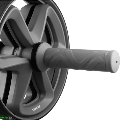 Ролик для преса подвійний Gymtek чорний