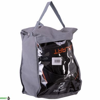 Лапа Вигнута для боксу та єдиноборств Zelart VL-3148 Чорний-червоний 25x18x5см 2шт