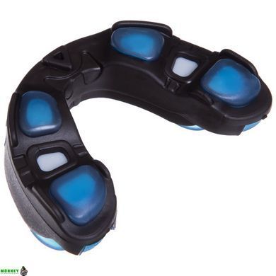 Капа боксерская односторонняя VENUM PREDATOR VN0620 черный-синий