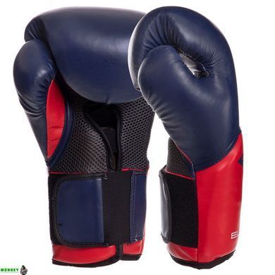 Боксерські рукавиці EVERLAST PRO STYLE ELITE P00001203 14 унцій темно-синій-червоний