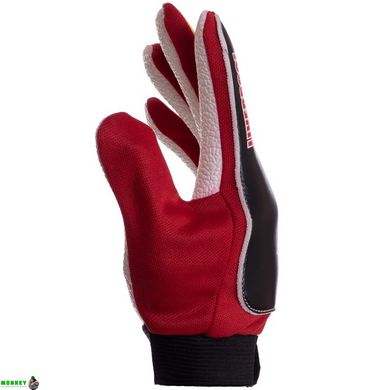 Воротарські рукавиці дитячі LIVERPOOL BALLONSTAR FB-0028-06 розмір 5-8 червоний-жовтий