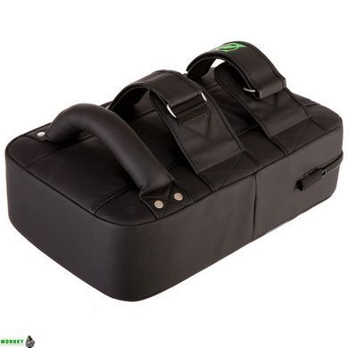Пады для тайского бокса Тай-пэды ZELART VL-3091 40x26x10см 1шт черный-салатовый