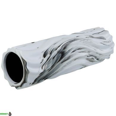 Роллер массажный цилиндр (ролик мфр) 33см Grid Line Roller EVA SP-Sport FI-0042 Салатовый-белый