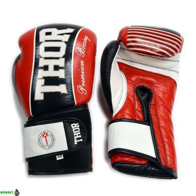 Рукавички боксерські THOR THUNDER 16oz / PU / червоні