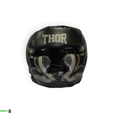 Шлем для бокса THOR COBRA 727 M /Кожа / черный