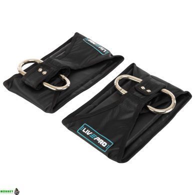 Петли подвесные для пресса (петли Береша) AB SLING LiveUp LP8164 черный