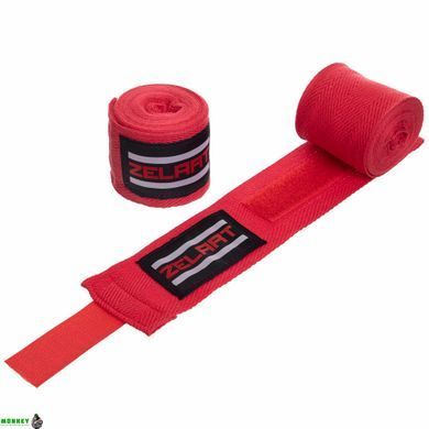 Бинты боксерские хлопок Zelart BO-2895 Черный 3м
