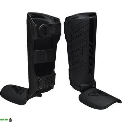 Захист гомілки та стопи RDX F6 KARA Shin Instep Guards Black L