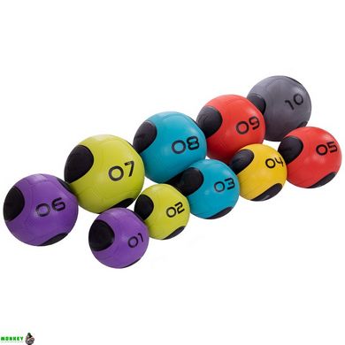 Мяч медицинский медбол Zelart Medicine Ball FI-2620-4 4кг желтый-черный