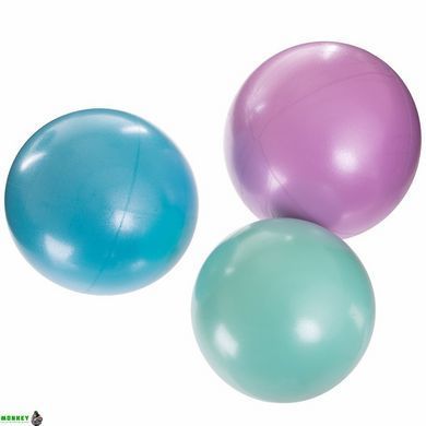 Мяч для пилатеса и йоги Pilates ball Mini Pastel Zelart FI-5220-25 25 см бирюзовый
