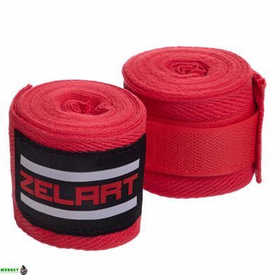 Бинты боксерские хлопок Zelart BO-2895 Черный 3м