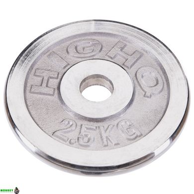 Блины (диски) хромированные HIGHQ SPORT TA-1451-2,5 30мм 2,5кг