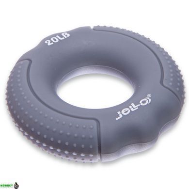 Эспандер кистевой Кольцо JELLO FI-1788 Желтый 20LB нагрузка