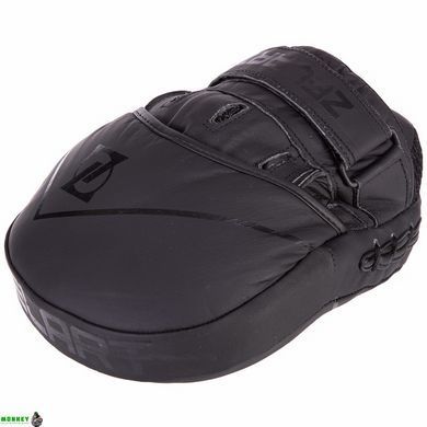 Лапа Вигнута для боксу та єдиноборств Zelart VL-3148 Чорний-червоний 25x18x5см 2шт