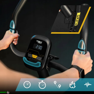 Велотренажер Trex Sport TX-450MB FLEXO магнитный черный