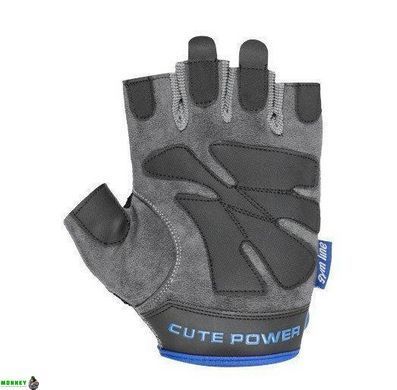 Рукавички для фітнесу і важкої атлетики Power System Cute Power PS-2560 жіночі Blue S