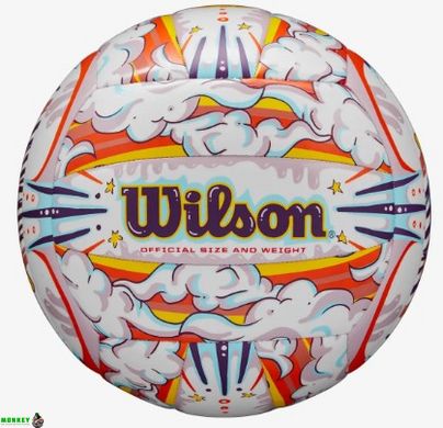 М'яч волейбольний Wilson GRAFFITI PEACE VB White/Orange OF