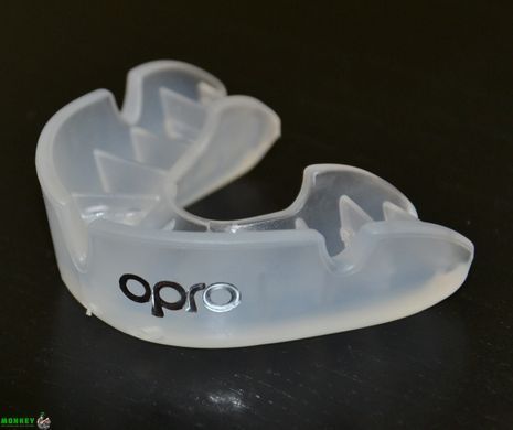 Капа OPRO Silver дитяча (вік до 10) Clear (art.102503006)