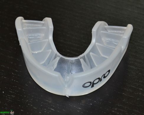 Капа OPRO Silver дитяча (вік до 10) Clear (art.102503006)