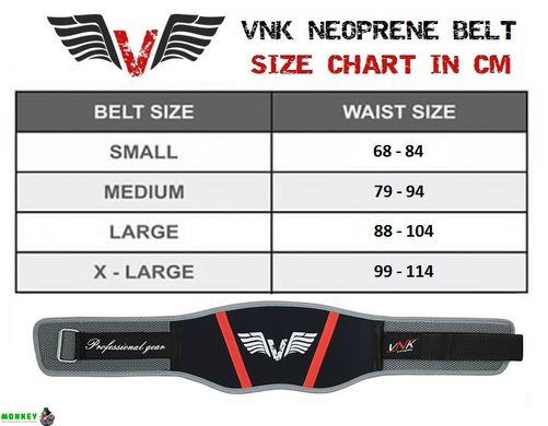 Пояс для важкої атлетики VNK Neoprene XL